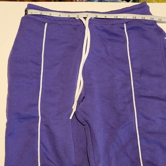 ASOS Purple Drawstring Cotton Shorts with Pockets NWT XS - Picture 3 of 7
